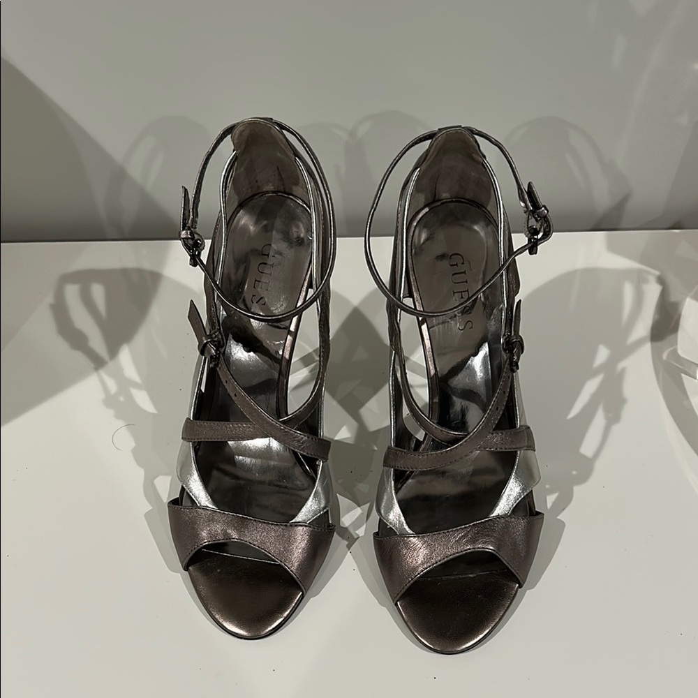 GUESS Women's Metallic Heels